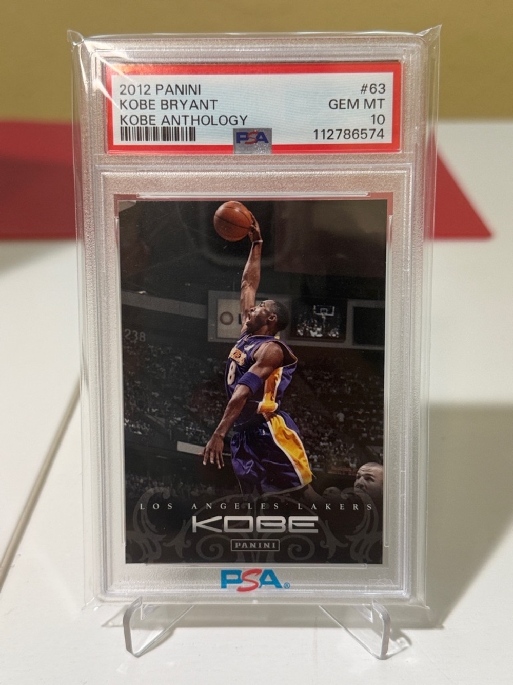 Panini Kobe Bryant Card - Purple, Gold & Black